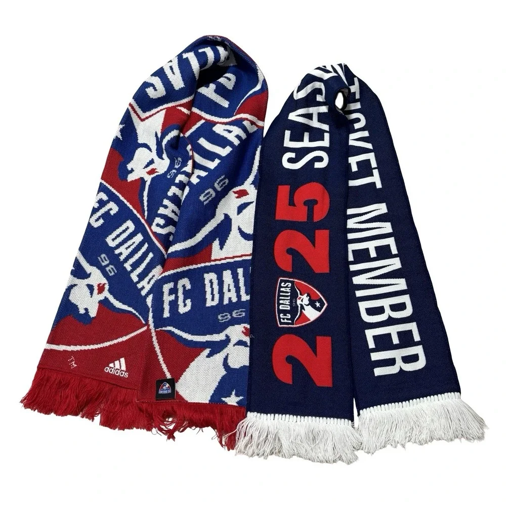 MLS FC Dallas Scarf Set (2)‎ Adidas + Season Pass Exclusive